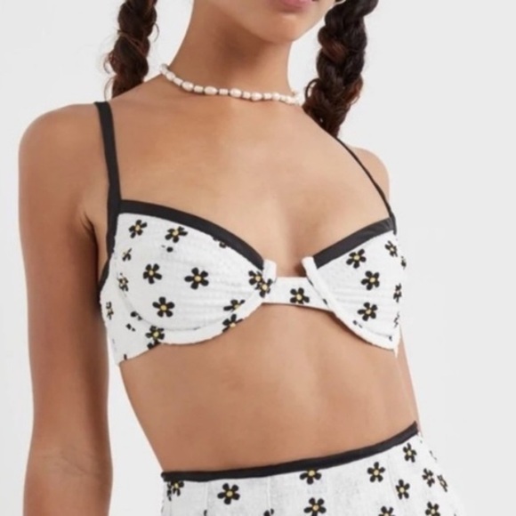 For Love And Lemons Other - For Love & Lemons Brenda Daisy Print Bra Top NWT large